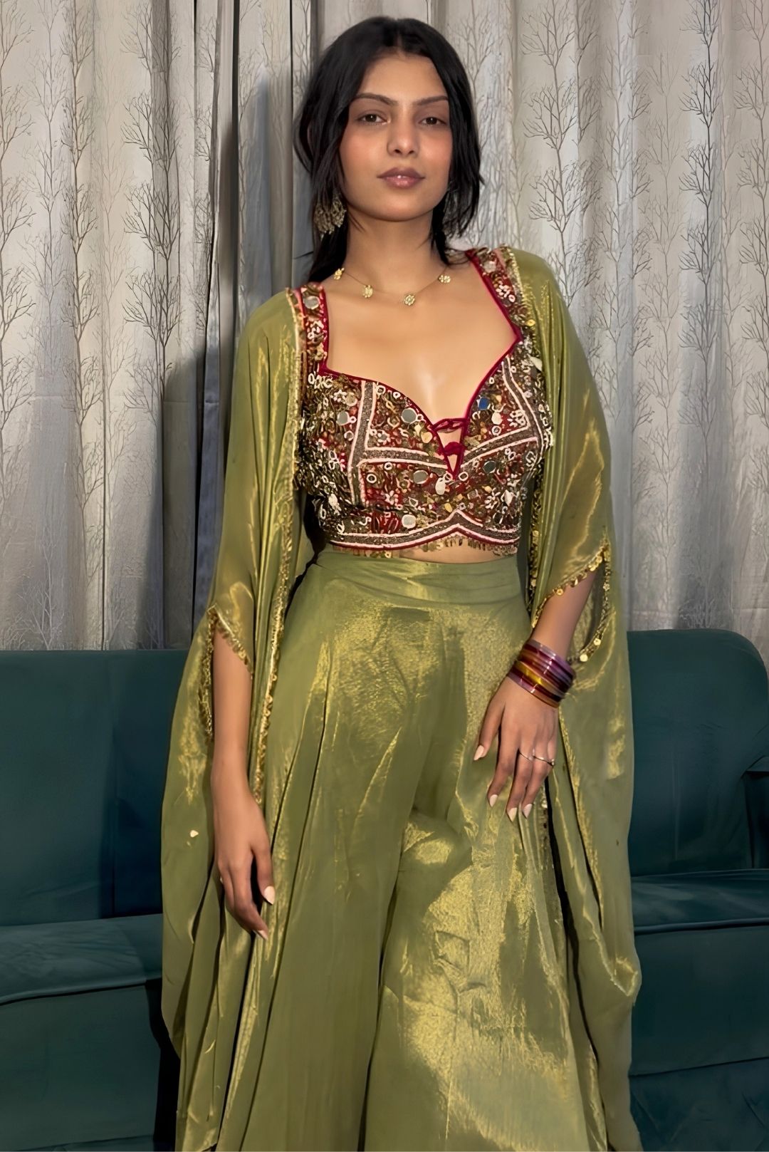 Olive Green 3 piece Fit