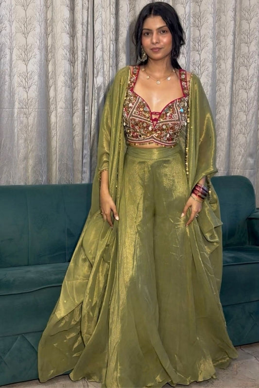 Olive Green 3 piece Fit