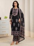 sanjhshringar Black Ajrakh Cotton Straight Suit Set